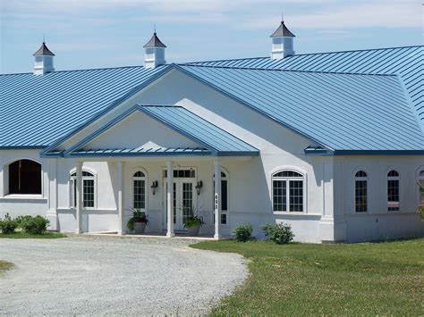 island style house blue metal roof|blue metal roof exterior home.